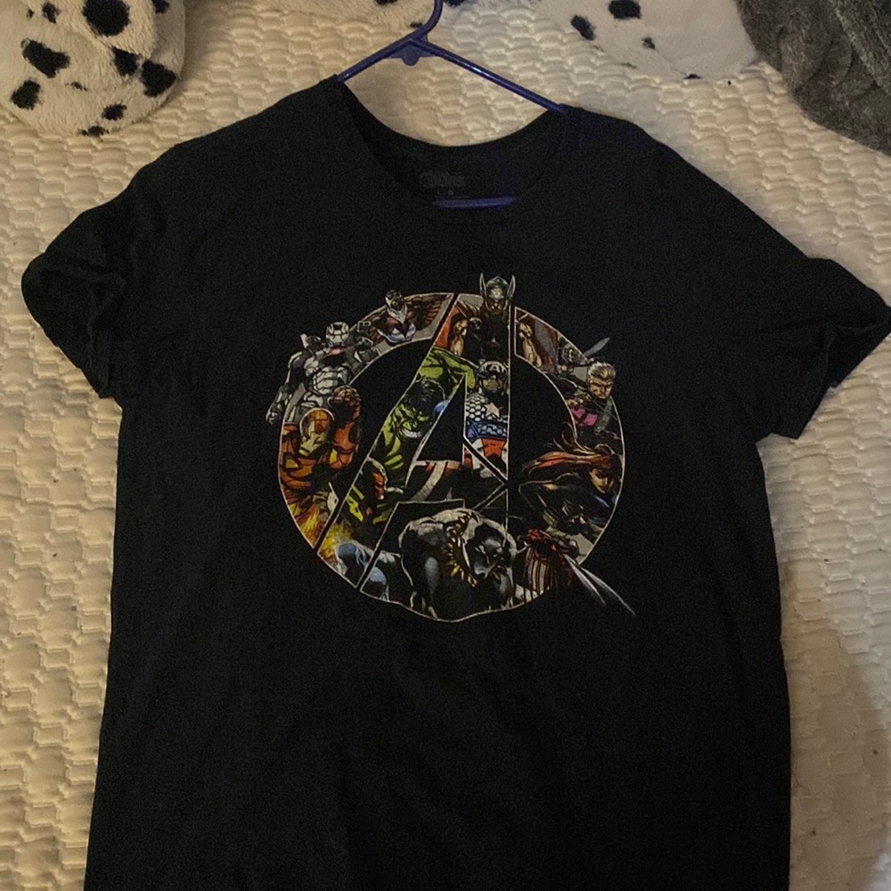 Black advengers shirt